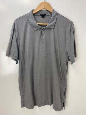 James Perse Men's Gray Polo Shirt